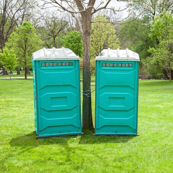 long-term porta potties should be serviced on a frequent basis, typically once a week, to ensure cleanliness and functionality